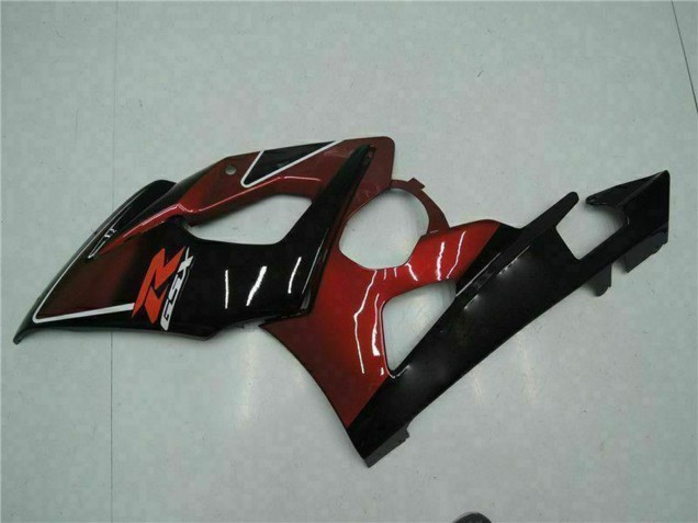 2005-2006 Suzuki GSXR 1000 Motorcycle Fairing - Red Glossy Black Australia for Sale