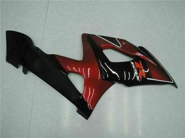 2005-2006 Suzuki GSXR 1000 Motorcycle Fairing - Red Glossy Black Australia for Sale