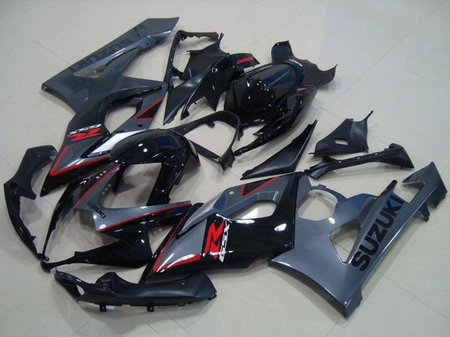 2005-2006 Suzuki GSXR 1000 Motorcycle Fairings - Glossy Black Matte Black Red Australia for Sale