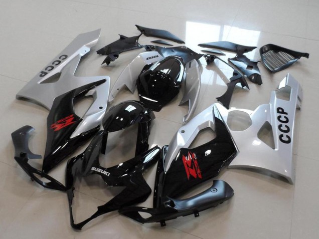 2005-2006 Suzuki GSXR 1000 Motorcycle Fairing Kits - Silver Black Red Australia for Sale