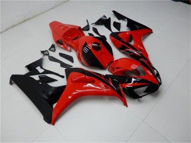 2006-2007 Honda CBR1000RR Motorcycle Fairings Kits - Red Glossy Black Australia for Sale