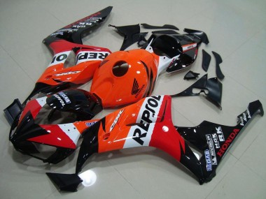 2006-2007 Honda CBR1000RR Motorcycle Fairing Kits - Orange White Red Glossy Black Repsol Australia for Sale
