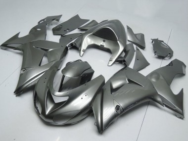 2006-2007 Kawasaki ZX10R Motorcycle Fairings - Glossy Grey Australia for Sale