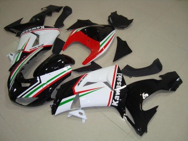 2006-2007 Kawasaki ZX10R Motorcycle Fairings - White Red Black Green Australia for Sale