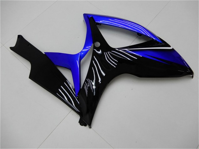 2006-2007 Suzuki GSXR 600/750 Motorcycle Fairings - Blue Glossy Black Australia for Sale