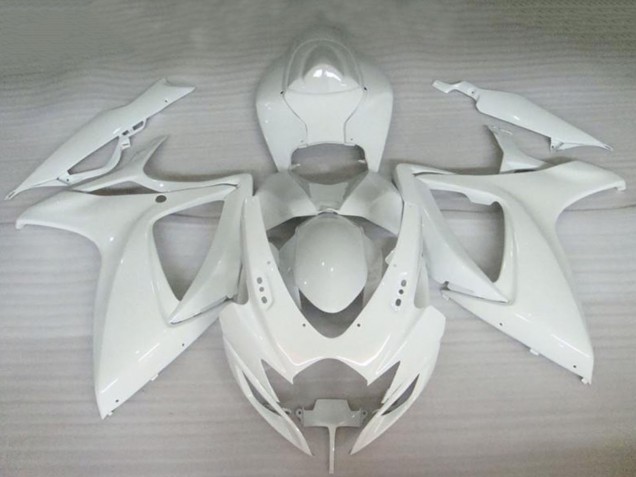 2006-2007 Suzuki GSXR 600/750 Motorcycle Fairings - Pearl White Australia for Sale