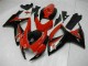 2006-2007 Suzuki GSXR 600/750 Motorcycle Fairings - Red Glossy Black Australia for Sale