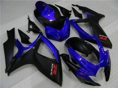 2006-2007 Suzuki GSXR 600/750 Motorcycle Fairings - Blue Matte Black Red Australia for Sale