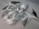 2006-2007 Suzuki GSXR 600/750 Motorcycle Fairings - White Silver Australia for Sale