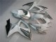 2006-2007 Suzuki GSXR 600/750 Motorcycle Fairings - White Silver Australia for Sale