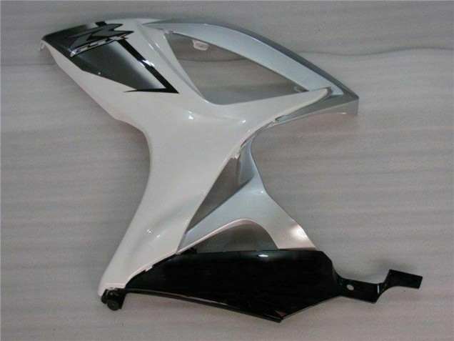 2006-2007 Suzuki GSXR 600/750 Motorcycle Fairings - White Silver Australia for Sale