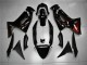 2006-2008 Kawasaki EX650 Motorcycle Fairings - Glossy Black Red Flame Australia for Sale