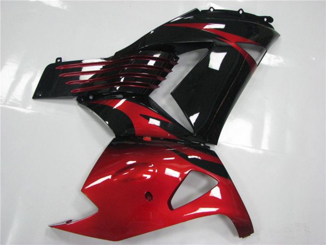 2006-2011 Kawasaki ZX14R ZZR1400 Motorcycle Fairings - Red Black Australia for Sale