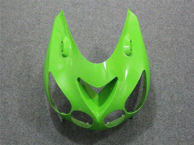 2006-2011 Kawasaki ZX14R ZZR1400 Motorcycle Fairing - Green Glossy Black Australia for Sale