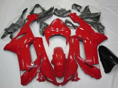 2007-2008 Kawasaki ZX6R Motorcycle Fairings - Red Australia for Sale