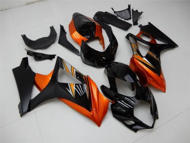 2007-2008 Suzuki GSXR 1000 Motorcycle Fairing - Orange Black Australia for Sale