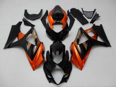 2007-2008 Suzuki GSXR 1000 Motorcycle Fairing - Orange Black Australia for Sale