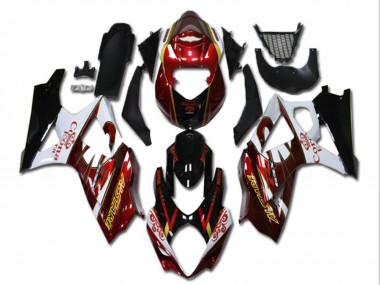 2007-2008 Suzuki GSXR 1000 Motorcycle Fairings - Red White Black Corona Australia for Sale