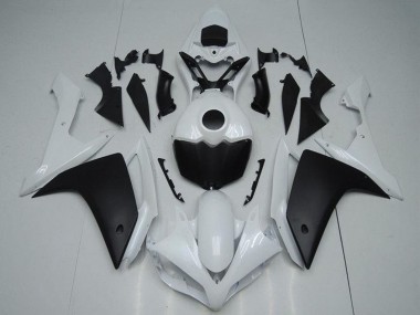 2007-2008 Yamaha YZF R1 Motorcycle Fairing - White Matte Black Australia for Sale