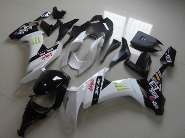 2008-2010 Kawasaki ZX10R Motorcycle Fairings - White Glossy Black Red Green Monster Australia for Sale