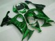 2008-2010 Kawasaki ZX10R Motorcycle Fairings - Glossy Black Green Flame Australia for Sale