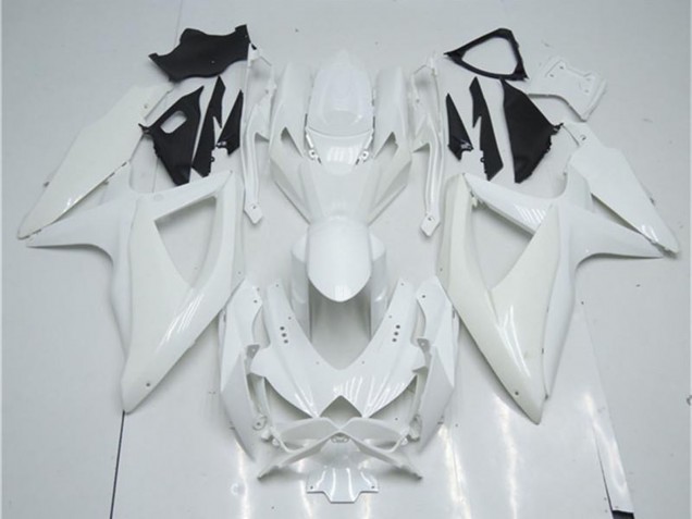 2008-2010 Suzuki GSXR 600/750 Motorcycle Fairing - White Australia for Sale