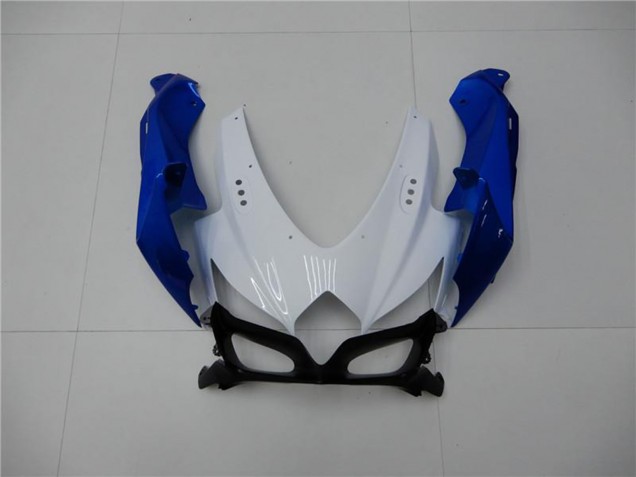 2008-2010 Suzuki GSXR 600/750 Motorcycle Fairings - White Blue Australia for Sale
