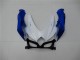 2008-2010 Suzuki GSXR 600/750 Motorcycle Fairings - White Blue Australia for Sale
