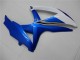 2008-2010 Suzuki GSXR 600/750 Motorcycle Fairings - White Blue Australia for Sale