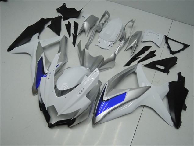 2008-2010 Suzuki GSXR 600/750 Motorcycle Fairings - Silver White Blue Black Australia for Sale