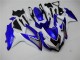 2008-2010 Suzuki GSXR 600/750 Motorcycle Fairings - White Blue Black Red Line Australia for Sale