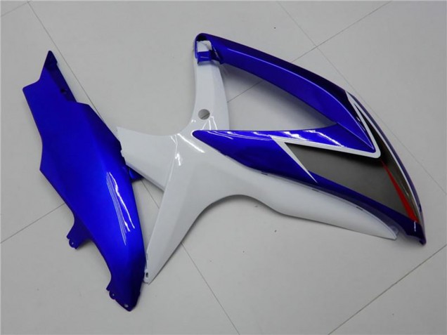 2008-2010 Suzuki GSXR 600/750 Motorcycle Fairings - White Blue Black Red Line Australia for Sale