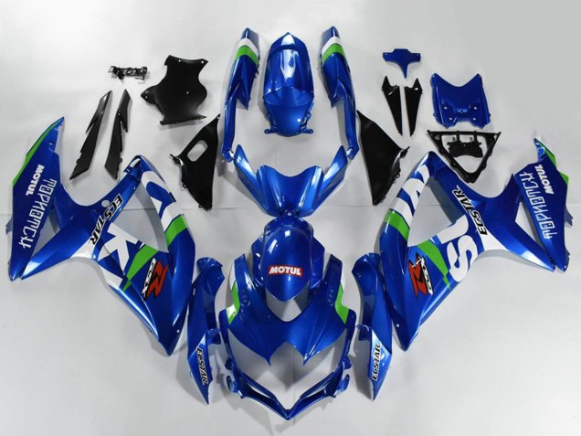 2008-2010 Suzuki GSXR 600/750 Motorcycle Fairings - Blue White Green Black Australia for Sale