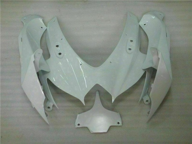 2008-2010 Suzuki GSXR 600/750 Motorcycle Fairings - White Australia for Sale