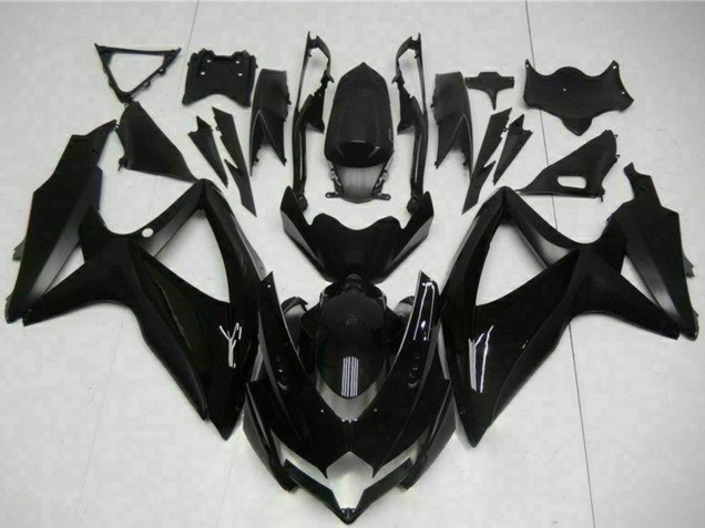 2008-2010 Suzuki GSXR 600/750 Motorcycle Fairings - Glossy Black Matte Black Australia for Sale