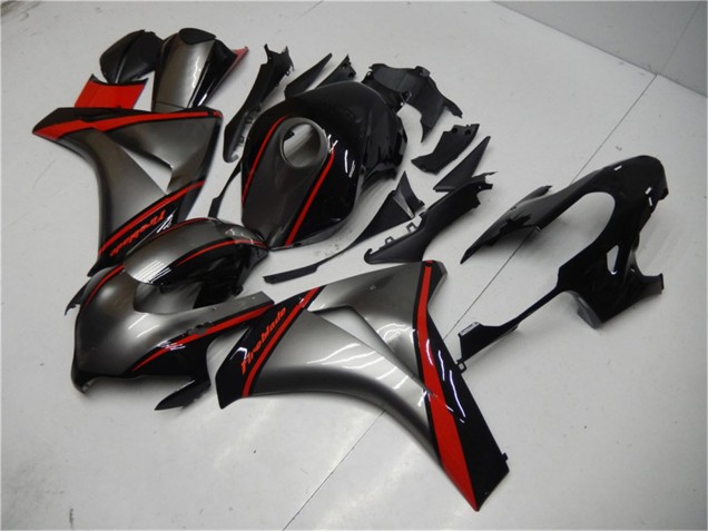 2008-2011 Honda CBR1000RR Motorcycle Fairing - Grey Red Glossy Black Australia for Sale