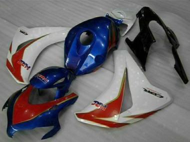 2008-2011 Honda CBR1000RR Motorcycle Fairings Kit - White Red Blue HRC Australia for Sale