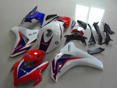 2008-2011 Honda CBR1000RR Motorcycle Fairing - White Red Blue HRC Australia for Sale