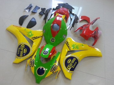 2008-2011 Honda CBR1000RR Motorcycle Fairings - Yellow Green Red Black Corona Australia for Sale