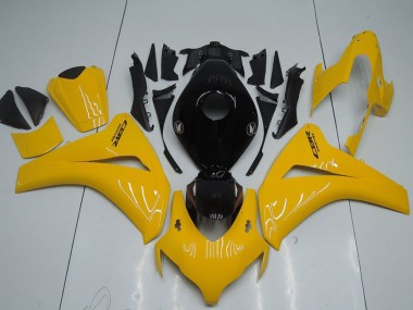 2008-2011 Honda CBR1000RR Motorcycle Fairing Kits - Yellow Glossy Black Australia for Sale