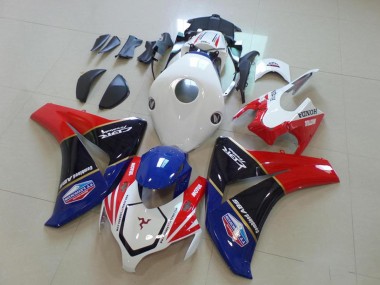2008-2011 Honda CBR1000RR Motorcycle Fairings - White Red Blue Glossy Black TT Legends Australia for Sale