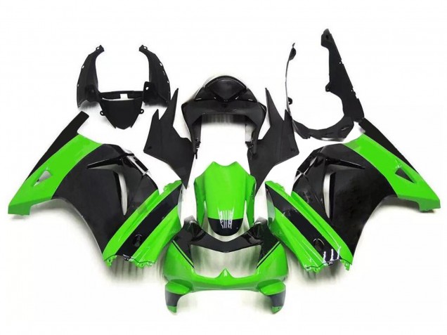 2008-2012 Kawasaki EX250 Motorcycle Fairing - Green Black Australia for Sale