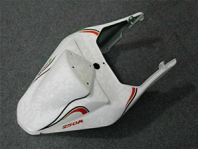 2008-2012 Kawasaki EX250 Motorcycle Fairings - White Red Australia for Sale