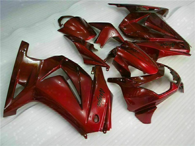 2008-2012 Kawasaki EX250 Motorcycle Fairings - Maroon Red Australia for Sale