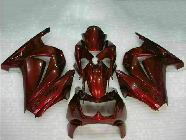2008-2012 Kawasaki EX250 Motorcycle Fairings - Maroon Red Australia for Sale