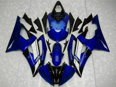 2008-2016 Yamaha YZF R6 Motorcycle Fairings - Blue White Australia for Sale
