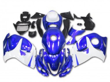 2008-2020 Suzuki GSXR 1300 Hayabusa Motorcycle Fairings - Blue White Australia for Sale