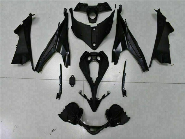 2009-2011 Kawasaki EX650 Motorcycle Fairings - Matte Black Red Stripe Australia for Sale