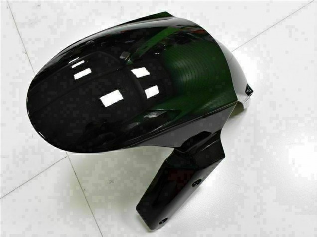 2009-2012 Kawasaki ZX6R Motorcycle Fairings - Glossy Black White Ninja Australia for Sale