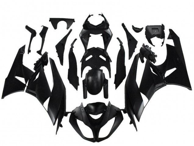 2009-2012 Kawasaki ZX6R Motorcycle Fairings - Matte Black Australia for Sale